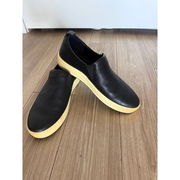 ECCO Soft 7 Mens Black Leather Slip On Sneakers Size 43 EU 9-9.5 US NWOB main image 5